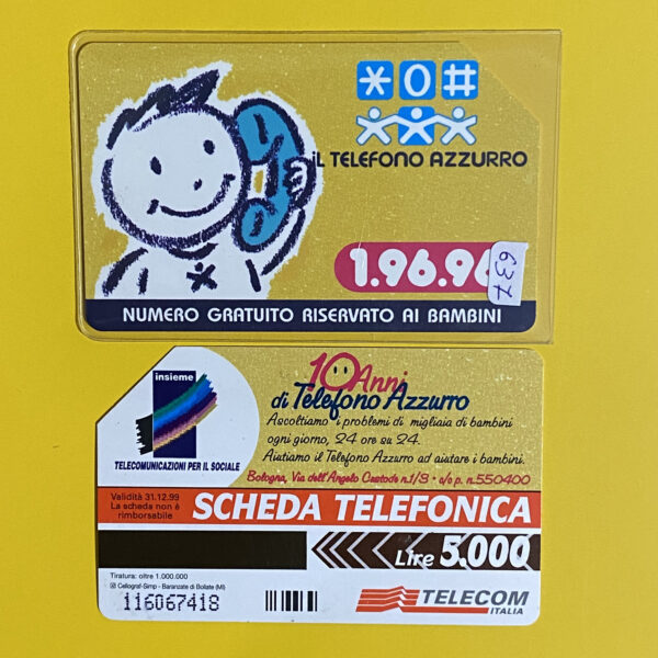 G637 CC2703 AG251 10 ANNI DI TELEFONO AZZURRO