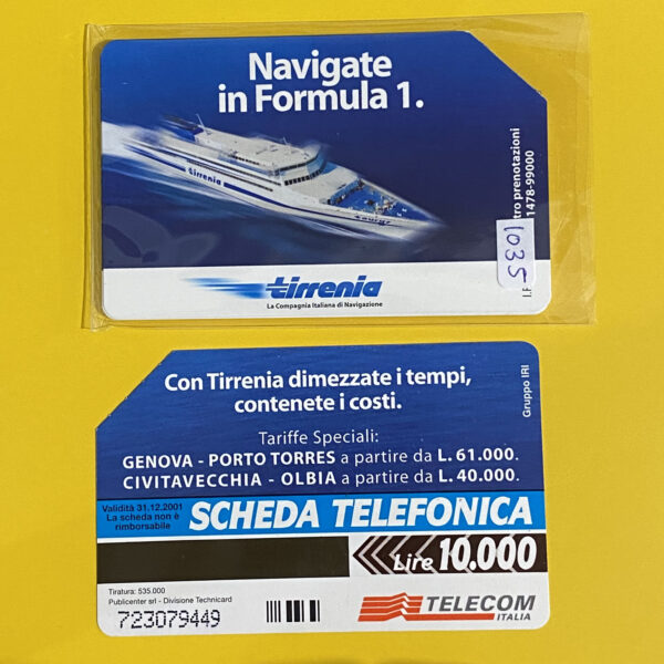 G1035 CCF3117 AG659 NAVIGATE IN FORMULA 1 - TIRRENIA