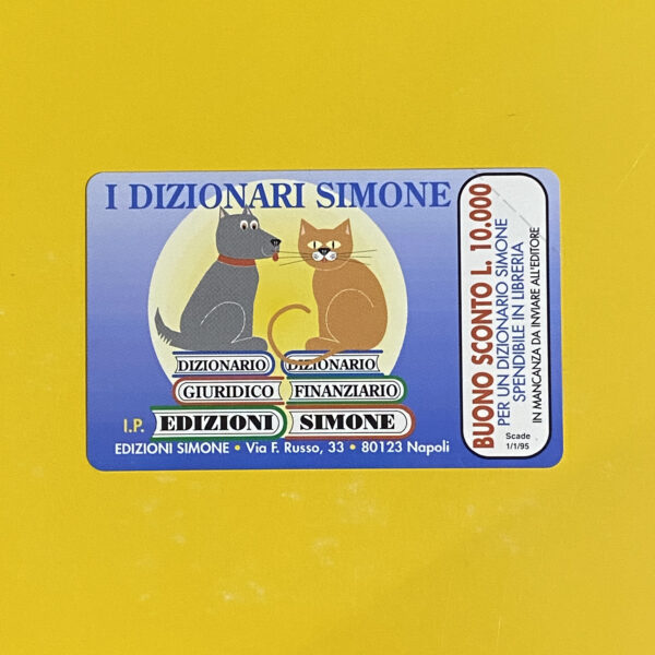 G291 CC2334 AGFS181 EDIZIONI SIMONE (CANE E GATTO) NUOVA