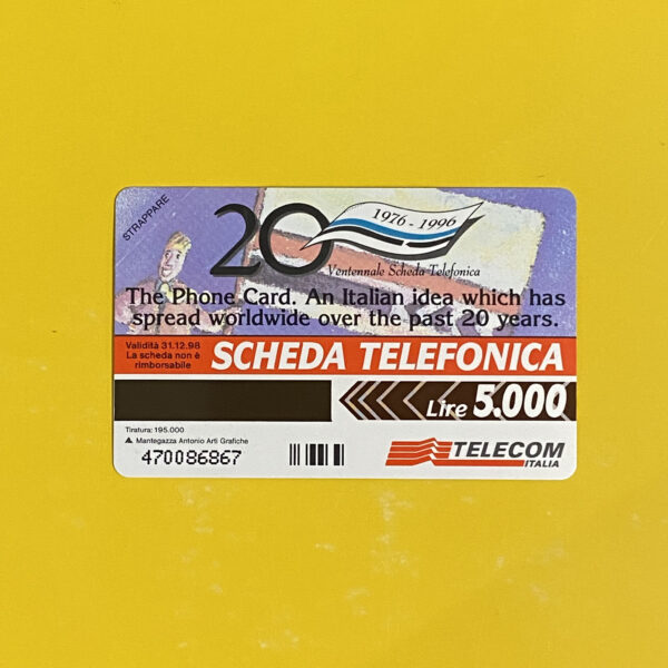 G537 CC2594 AG150 VENTENNALE SCHEDA TELEFONICA NUOVA - immagine 2