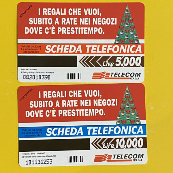 Coppia: BUON NATALE - PRESTITEMPO G567/G568 CC2627 AG171/AG172 NUOVA - immagine 2