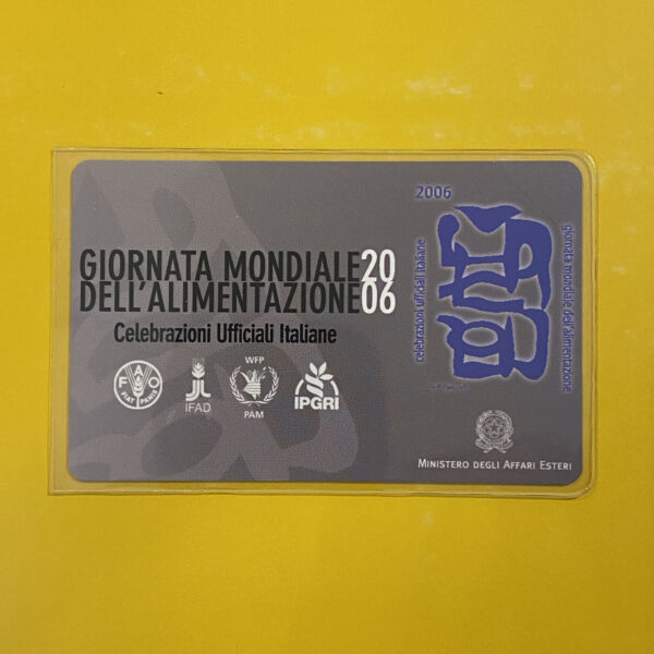 G2198 CCF4331 GIORNATA MONDIALE DELL'ALIMENTAZIONE 2006 NUOVA