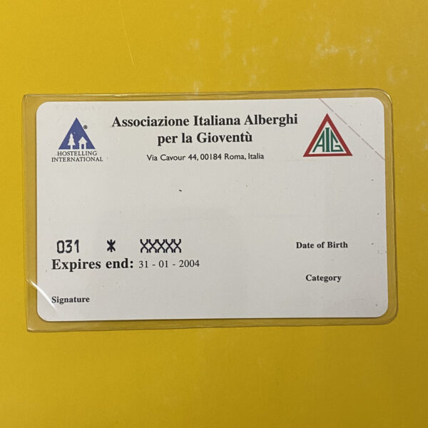 G1619 CCF3776 AIG TESSERAMENTO ANNO 2003 NUOVA