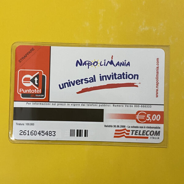 G2034 CCF4166 NAPOLIMANIA - UNIVERSAL INVITATION NUOVA - immagine 2