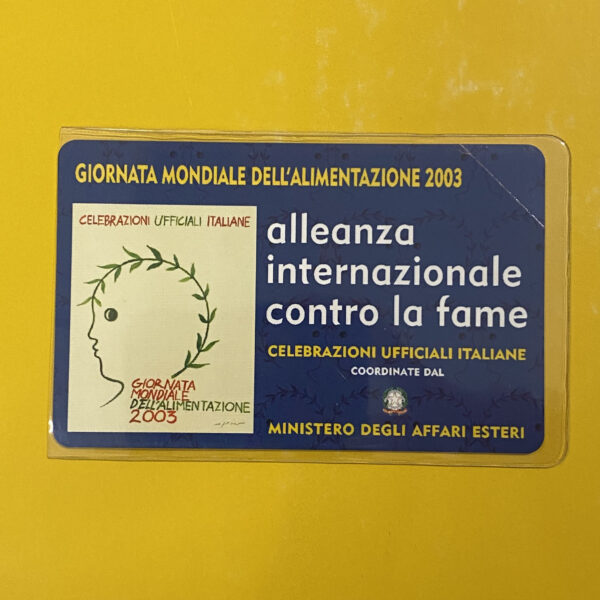 G1775 CCF3872 GIORNATA MONDIALE DELL'ALIMENTAZIONE 2003 NUOVA