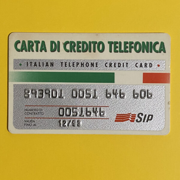 CC4016C CARTA DI CREDITO TELEFONICA SIP