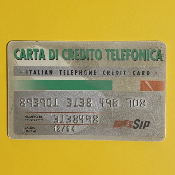 CC4016A CARTA DI CREDITO TELEFONICA SIP