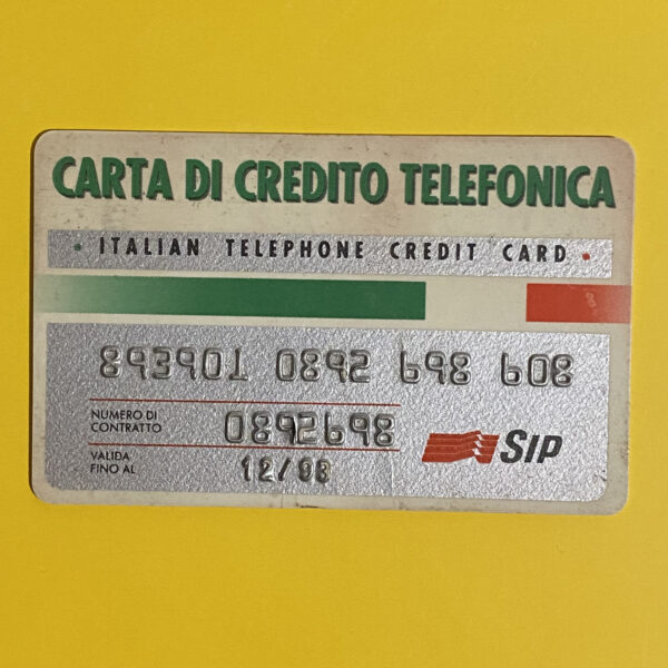 CC4016C CARTA DI CREDITO TELEFONICA SIP SS