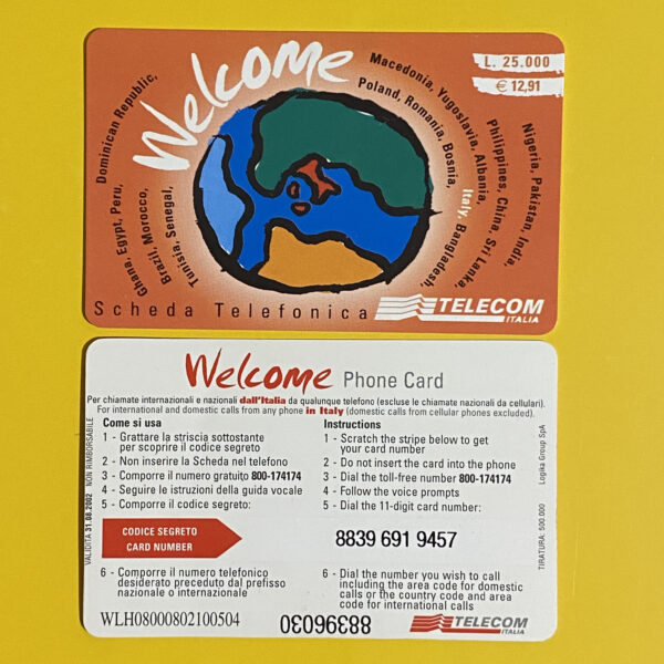 CC6108 WELCOME - ORANGE WLH