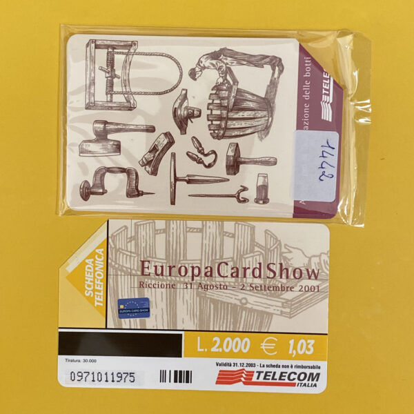 G1442 CCF3511 AG1051 EUROPA CARD SHOW 2001 - ARNESI DELLA BOTTE