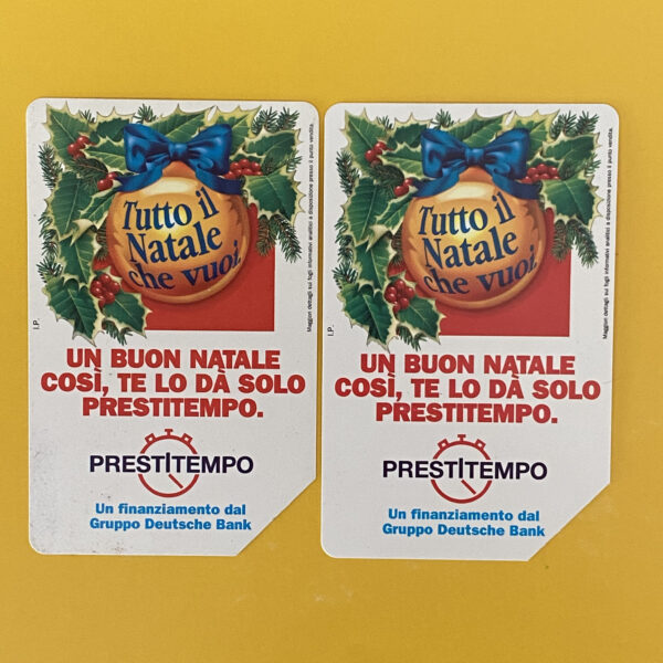 Coppia: G567/G568 CC2627 AG171 BUON NATALE - PRESTITEMPO