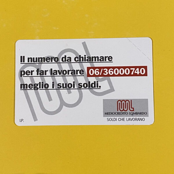 GPR199A CC3292A AGPRP46 MEDIOCREDITO LOMBARDO/06 (ALFANUMERIC) NUOVA