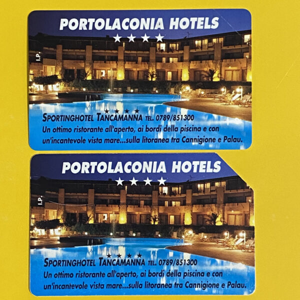 Coppia: PORTOLACONIA HOTELS - TANCAMANNA G257/258 CC2295 AGFS149